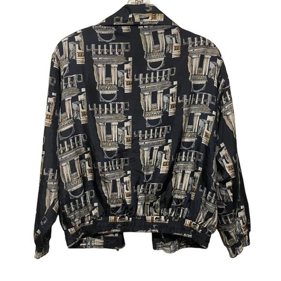 Vintage Details Sportswear Silk Zip Jacket - Picture 2 of 5